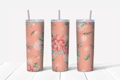 Christmas cute snowman Skinny tumbler wrap design Product Image 4
