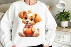 Animals Giving Heart Hand Sign, Watercolor Clipart Product Image 2