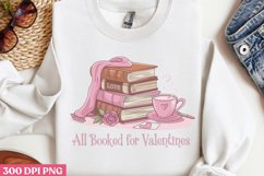All booked for valentines PNG, Retro Valentines Sublimatio P Product Image 2