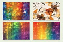 Rainbow Bokeh Cutting Boards sublimation Design Product Image 2