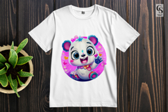 Cute Panda Clipart Sublimation PNG Product Image 2