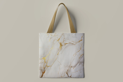 Gold White Marble Digital Paper Product Image 2