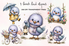 Beach Bird Clipart PNG Product Image 1