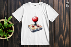 Retro Arcade Joystick Clipart Sublimation PNG Product Image 2