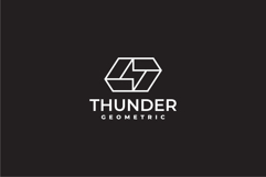 Thunder Colorful Logo Design Vector Template Product Image 2