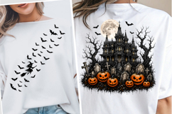 Trendy Haunted House PNG, Trending Halloween PNG, Spooky PNG Product Image 1