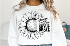 Home of the free because of the brave svg | Shirt Svg Product Image 1