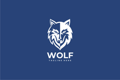 Wolf Head Logo Design Vector Illustration Product Image 2