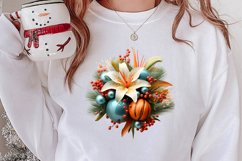 Tropical Christmas Clipart , Christmas PNG Product Image 2