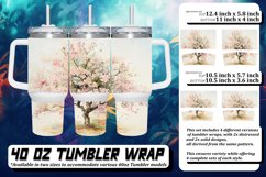 Springtime Colorful Tree Tumbler Sublimation Product Image 1