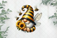 Bee Gnome Sublimation Clipart Product Image 1