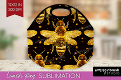 Bee Lunch Bag - Honey Bee Lunch Bug PNG Sublimation Product Image 1