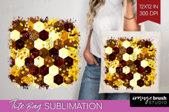 Bee Tote Bag - Honey Bee Tote Bag PNG Sublimation Product Image 1