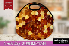 Bee Lunch Bag - Honey Bee Lunch Bug PNG Sublimation Product Image 1