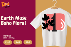 Earth Muse Boho Floral Monogram Product Image 1