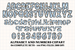 Baby Boy Alphabet PNG Clip Art, baby boy letters doodle Product Image 2