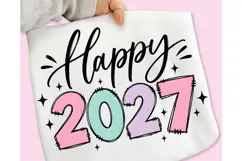 Happy 2027 PNG, Happy New Year 2027 PNG Product Image 2