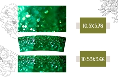Green Glitter Tumbler, Sparkle 40 Oz Tumbler Sublimation Product Image 2