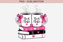 Book besties png design for T-shirts Product Image 2