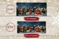 3D Christmas Mug Wrap Design, Christmas Night Mug PNG Product Image 2