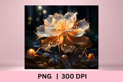 3D Flowers Tumbler Sublimation | 3D Flowers Tumbler Wrap Product Image 2