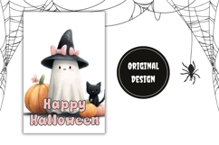 Happy Halloween Garden Flag, Welcome Garden Flag Template Product Image 2