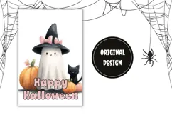 Happy Halloween Garden Flag, Welcome Garden Flag Template Product Image 2