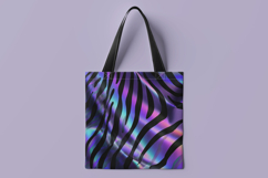 Neon Zebra Print Digital Paper Product Image 2