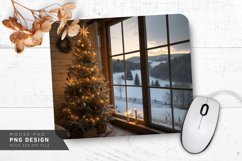 Cozy Winter Wonderland Mouse Pad PNG Design Product Image 1