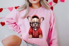 Cute Valentine Dog Clipart, Valentines Day Dog Clipart Product Image 2