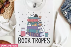 Book Tropes PNG, Book Sublimation PNG Product Image 2
