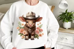 Adorable Baby Farm Animals clipart, Watercolor Clipart Product Image 2