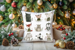 Cute animals digital paper Product Image 2