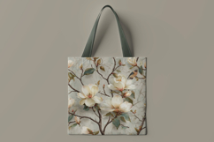 Cream Floral Rose Digital Paper Product Image 3