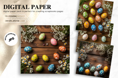 Easter Egg Blank Background Backdrop Wallpaper Wall Art_2 Product Image 1