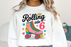 Rolling into 6 svg | Svg Files for Cricut | Shirt Svg Product Image 1