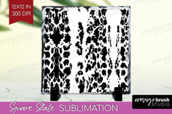 Black and White Slate PNG - Abstract Texture Square Slate Product Image 1