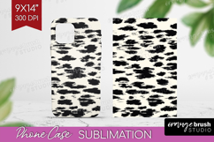 Black and White Phone Case PNG - Abstract Texture Case PNG Product Image 1