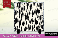 Black and White Slate PNG - Abstract Texture Square Slate Product Image 1