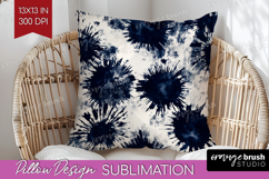 Black and White Pillow Sublimation - Abstract Texture Pillow Product Image 1