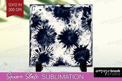 Black and White Slate PNG - Abstract Texture Square Slate Product Image 1