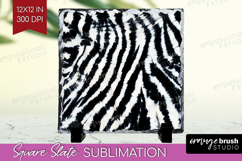 Black and White Slate PNG - Abstract Texture Square Slate Product Image 1