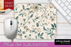 Wildflowers Mouse Pad Sublimation - Summer Floral Mousepad Product Image 1