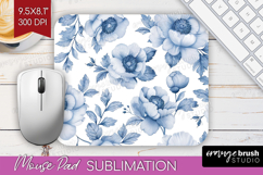 Wildflowers Mouse Pad Sublimation - Summer Floral Mousepad Product Image 1