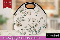 Wildflowers Lunch Bag - Summer Floral Lunch Bug PNG Product Image 1