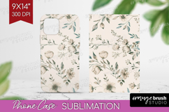 Wildflowers Phone Case PNG - Summer Floral Case PNG Product Image 1