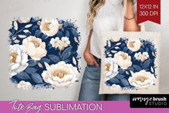 Wildflowers Tote Bag - Summer Floral Tote Bag PNG Product Image 1