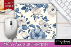 Wildflowers Mouse Pad Sublimation - Summer Floral Mousepad Product Image 1