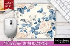 Wildflowers Mouse Pad Sublimation - Summer Floral Mousepad Product Image 1
