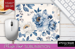 Wildflowers Mouse Pad Sublimation - Summer Floral Mousepad Product Image 1
